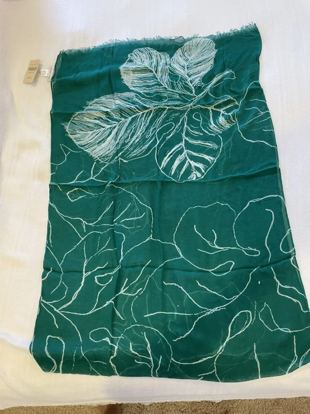 Coldwater Creek Big Leaf Scarf